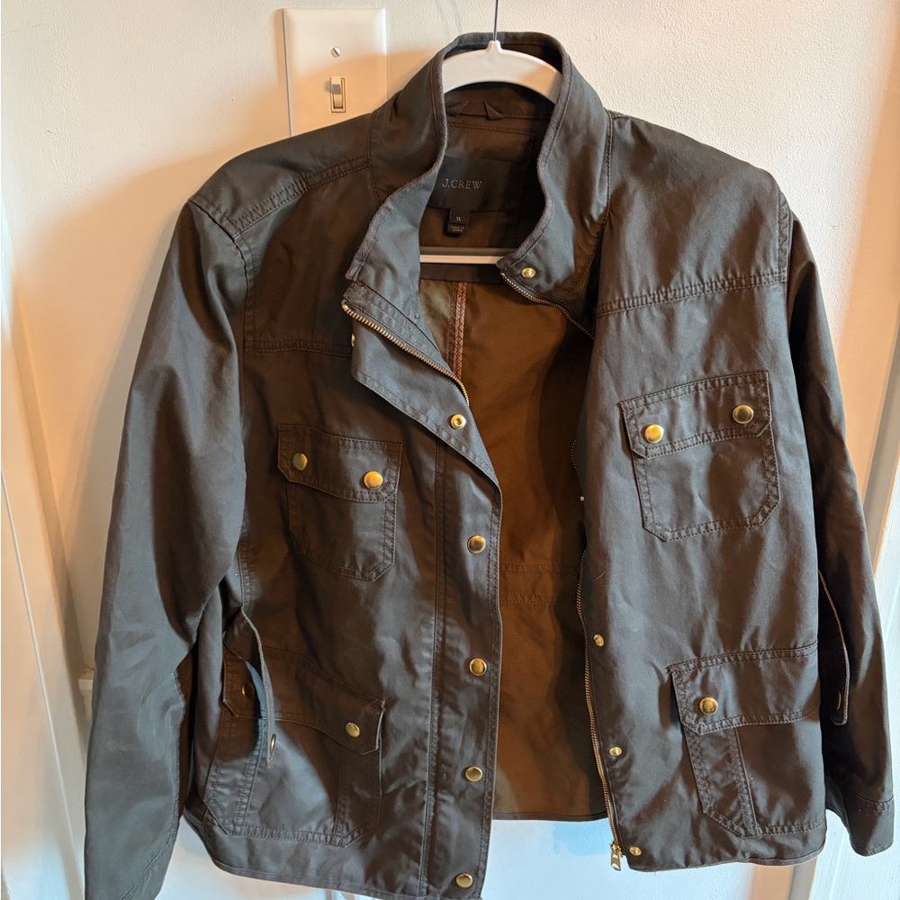 J. Crew Dark Brown Utility Jacket